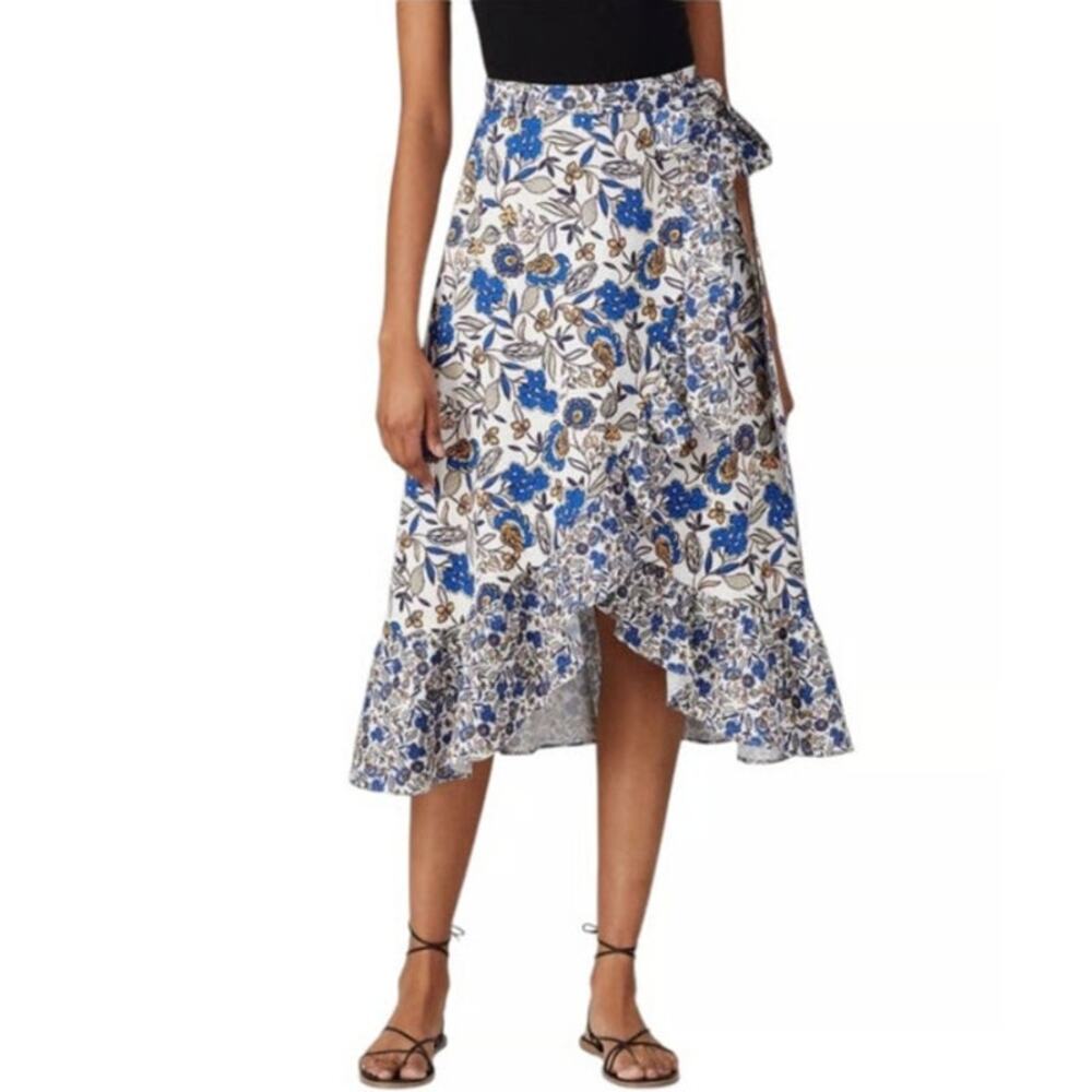 Shoshanna Faux Wrap Ola Skirt Sz Medium